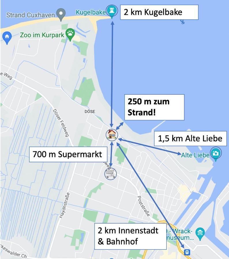 Haus Seefalke - 250 M Zum Meer 쿡스하펜 외부 사진